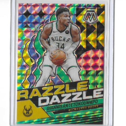 Giannis Antetokounmpo 2023 Mosaic #6 Razzle Dazzle /(SSP) Price