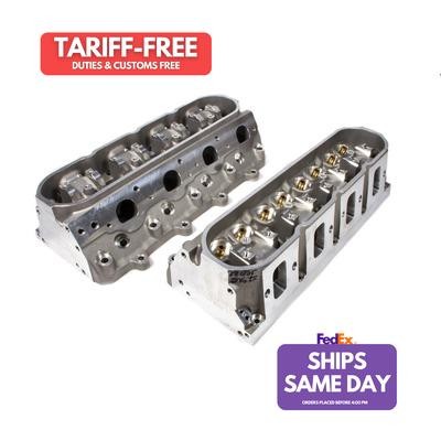 Brodix 1170000, 2 Pack Natural Aluminum Br Ls Compatible Series Cylinder Heads / - Picture 1 of 9