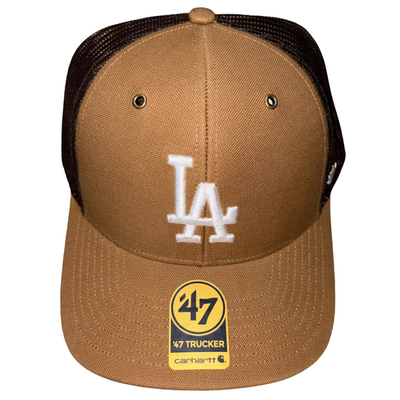 Los Angeles Dodgers Carhartt x '47 Trucker Adjustable Snapback Hat