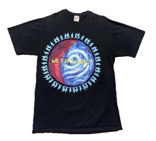 Vintage 1992 Genesis We Can  t Dance Tour T-Shirt Black Rock Band Jerzees Size M