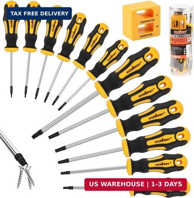 HORUSDY 13-Piece Magnetic Torx Screwdrivers Set | T5 - T40 Magnetic Torx Screw d