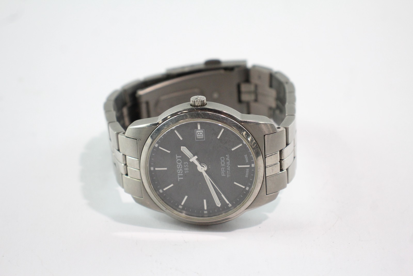 T049410 Quartz WORKING PR100 Tissot Watch Titanium Ref - vintagewatches.pk