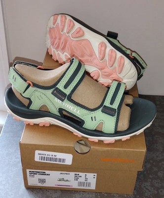 NIB Merrell Huntington Sport Convert Sandals Pear J037924 Women's Sz 8 M