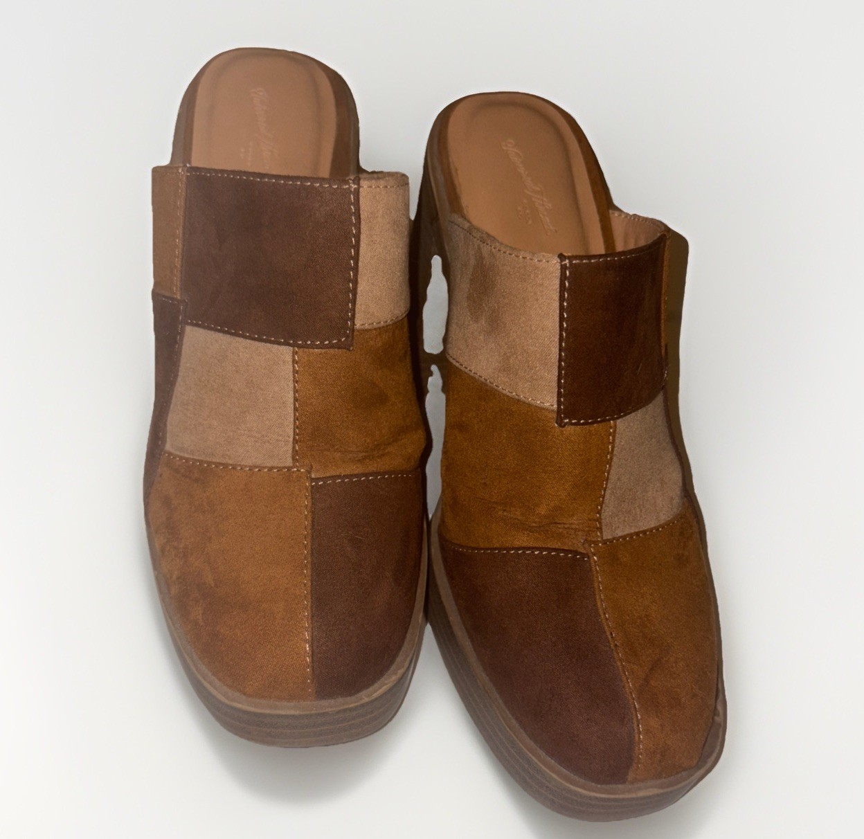 Universal Thread Womens Brown Patchwork Hippie Fa… - image 5