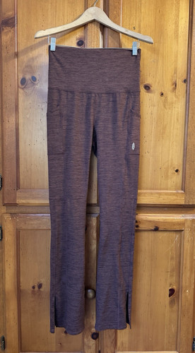 Free People FP Movement Women’s S Zen Again Heather Flare Pants Leggings Tight
