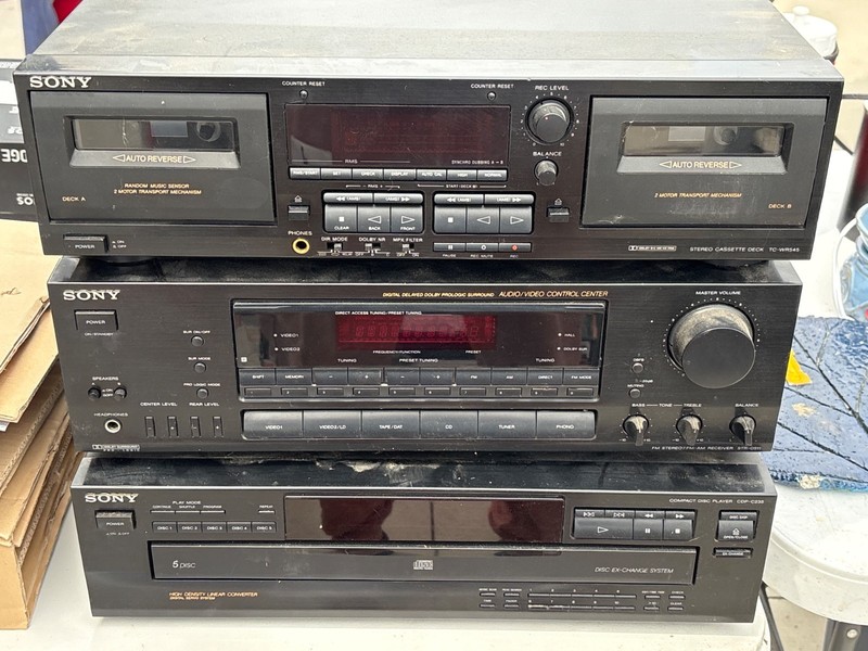 sony true HI-FI Stereo Components system