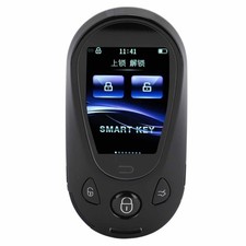 Smart Remote Car Key, Keyless Entry Remote Car Key Fob with LCD Screen, Unive...