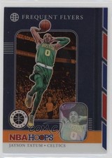 2019 Panini NBA Hoops Premium Stock Frequent Flyers Orange Jayson Tatum #4 rf2