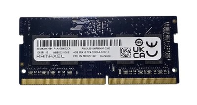 4GB RAMAXEL DDR4 SO DIMM 1RX16 PC4-SCO-11