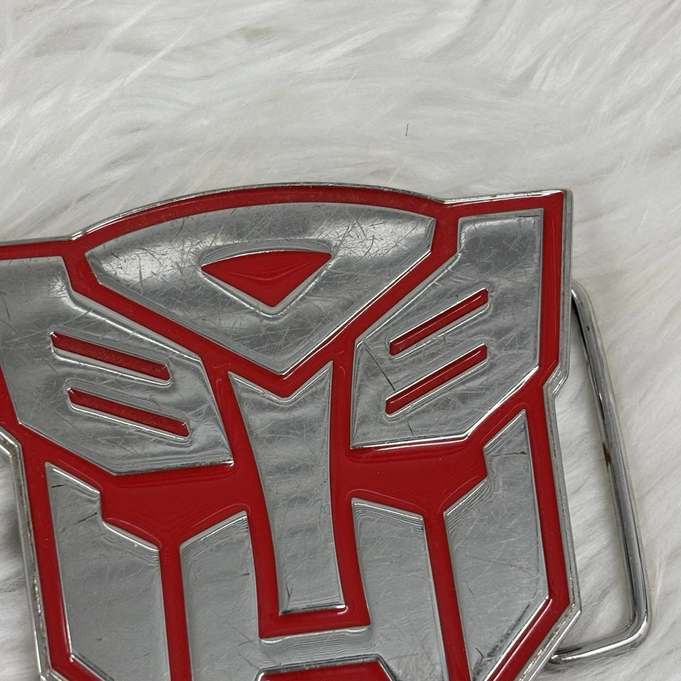 Transformers Optimus Prime 2010 Hasbro Hebilla de cinturón de metal Autobot coleccionable Foto 3 de 4