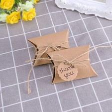 20 Pcs/10 Kraft Paper Packaging Box Party Candy Boxes Chocolate Biscuit