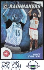 Vince Carter Rainmakers 2019-20 Donruss Optic #16 Atlanta Hawks Basketball Card