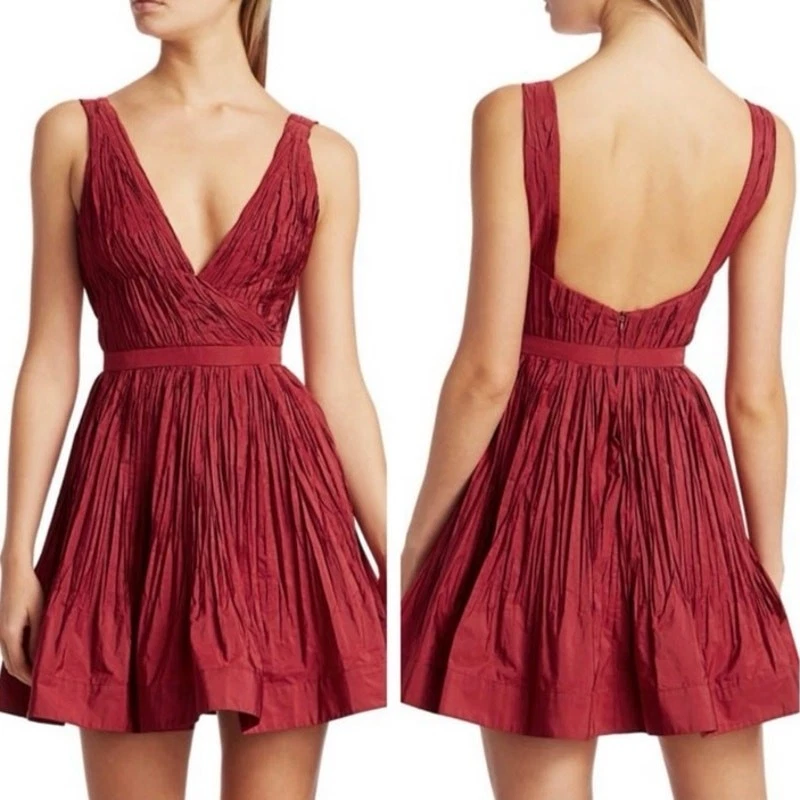 alexis red lace fransisca dress Alexis Red Lace Corset Dress, XS