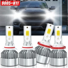 For Ram 4000 2013-2019 Car LED Headlight Bulb High Low Beam Super Bright 4x