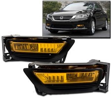 13-15 Honda Accord 4dr Sedan Bumper Jdm Yellow Fog Light Lamp Kit Leftright New 13-15 Honda Accord 4dr Sedan Bumper Jdm Yellow Fog Light Lamp Kit Leftright New