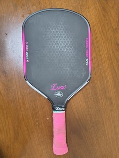 Paleta Pickleball híbrida LUZZ Glider T700 control de giro de fibra de carbono crudo 16 mm nueva