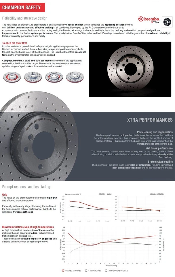 For Mercedes-Benz S63 AMG 14-21 Brembo UV Coated Series Front Brake Rotor - Imagem 4 de 4
