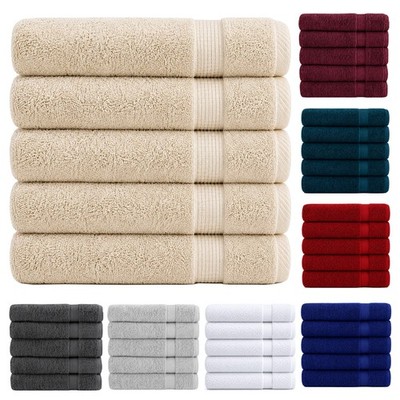 Frottier Handtuchset aus 100 % Baumwolle 500 gsm Gesichts- und Handtuch Badetuch