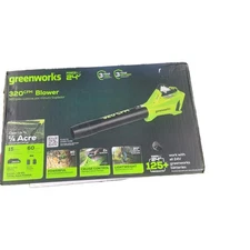 Greenworks 24V 320 CFM 90 MPH Cordless Brushless Handheld Leaf Blower