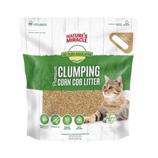 Nature's Miracle Premium Clumping Corn Cob Cat Litter, Bio-Enzymatic Formula