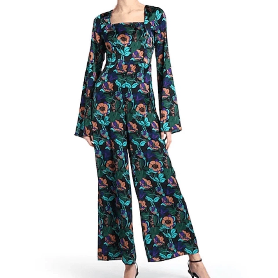 Mameluco pantalón floral para mujer Tooshop talla 2 NUEVO # Z981 Foto 2 de 4