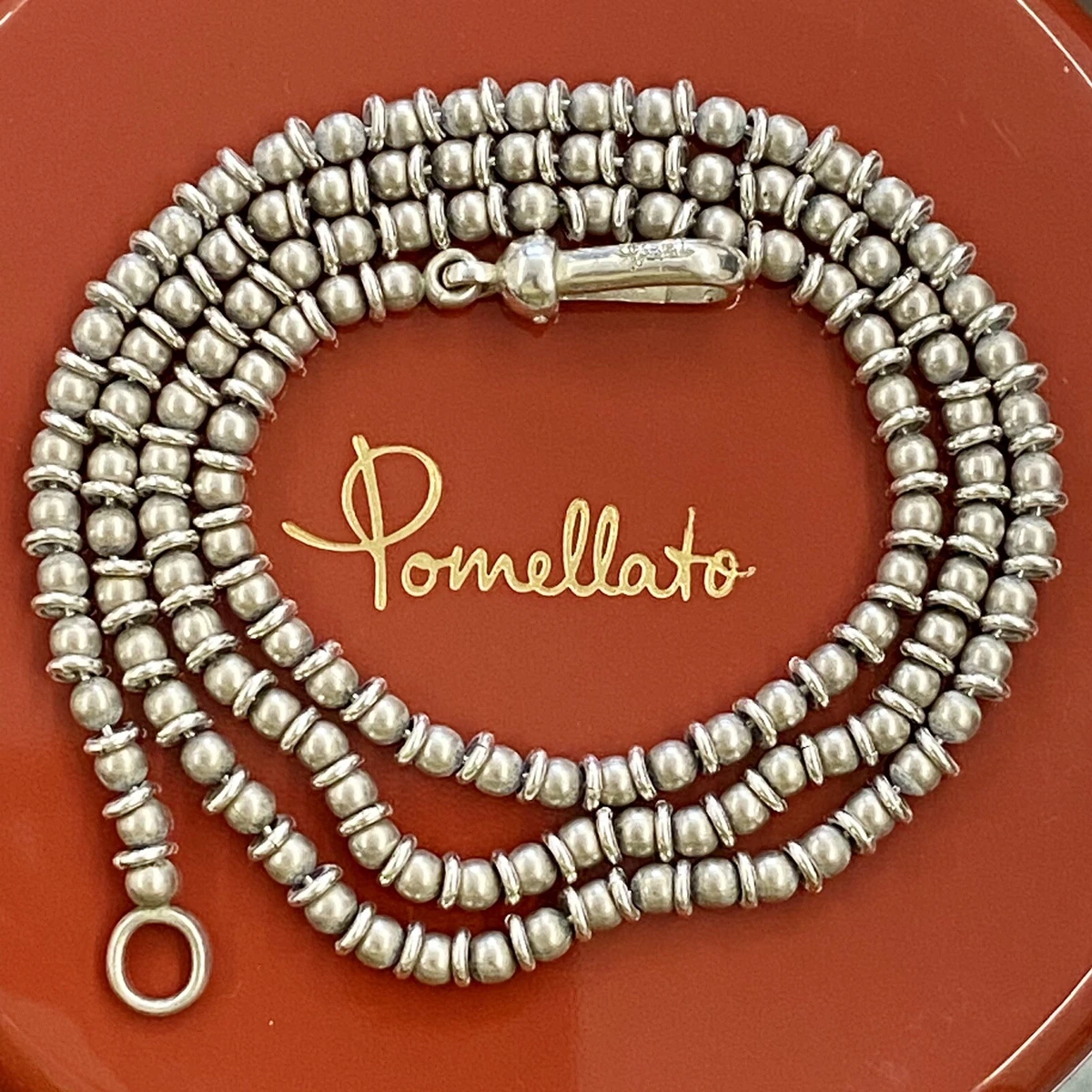 Collana top pomellato argento