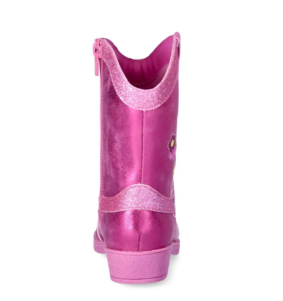 Botas de Vaquero Niñas Minnie Mouse Talla 7 8 9 10 11 o 12 Cuero Sintético Disney Foto 2 de 4