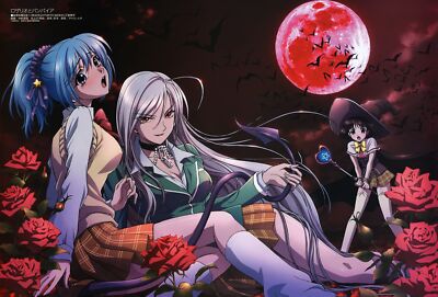 Anime akashiya moka rosario vampire kurono kurumu sendo Playmat Game Mat Desk