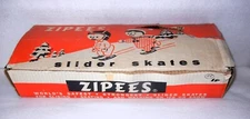 Vintage 1950's Zipees Slider Skates in Original Box, Sliding, Skating