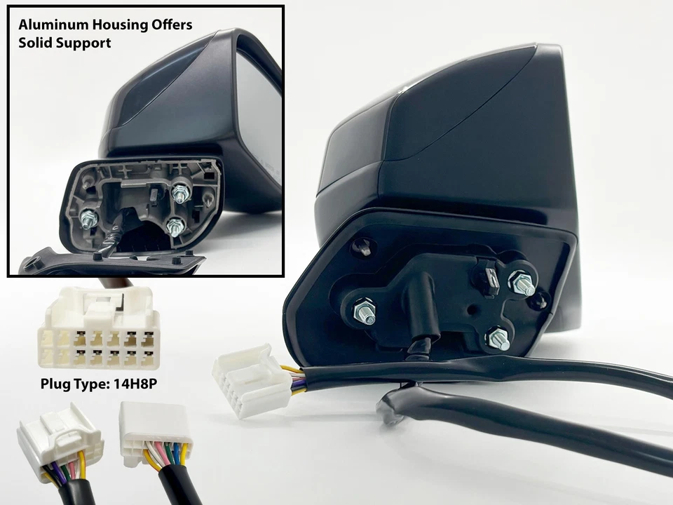 Espejo de puerta para HONDA CR-V 2023-2025 con luz de señal BSD 14H8P lado del pasajero Foto 2 de 4