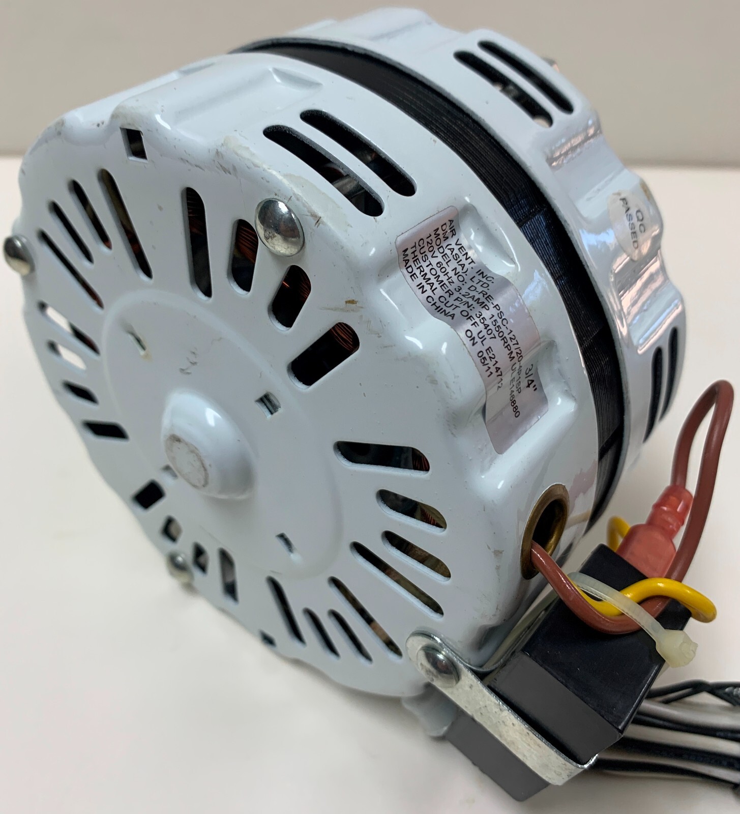 o'o'o . Air Vent MOTOR & 6Blade FAN PROPELLER . 3.2A 1550RPM for Attic Exhaust eBay