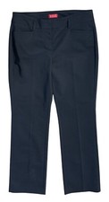Elle Women's Slacks Pants Size 8 Black Straight Stretch Office Dress