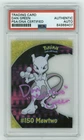 PSA Signed Dan Green Mewtwo Clear 150 Pokemon 2000 Topps