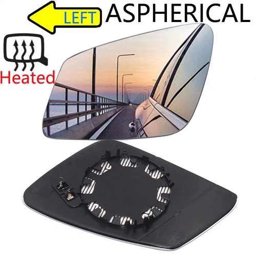 Left Side For Bmw F20 F22 F30 F32 Heated Wide Angle Wing Door Mirror White Glass