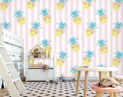 3D Cute Pineapple G5781 Wallpaper Wall Murals Removable Self-adhesive Honey