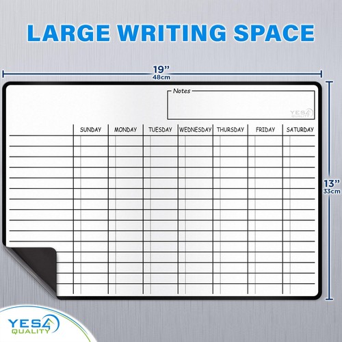 Magnetic Dry Erase Chore Chart 19" X 13" Behavior Chart For Multiple Kids Fami - Picture 8 of 8