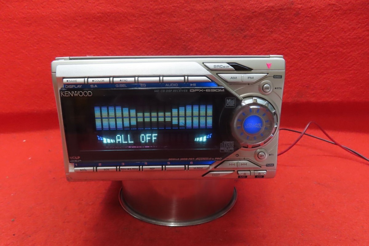 Kenwood Dpx-630M Car Audio Deck Cd Md Player 2Din Operation 