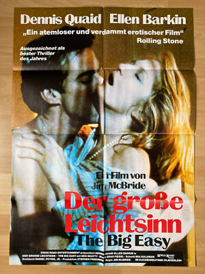 Filmposter * Kinoplakat * A1 * Der große Leichtsinn - The Big Easy * EA 1988 * B