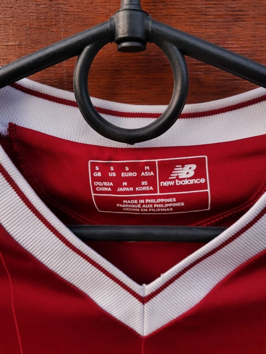 LIVERPOOL ANNIVERSARY 2017/2018 HOME FOOTBALL SHIRT NEW BALANCE S