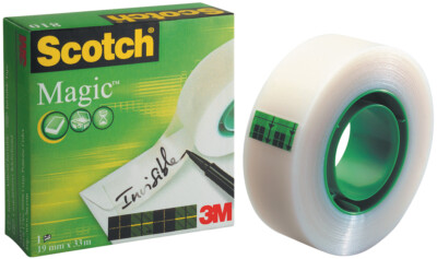 Scotch Klebefilm Magic 810 unsichtbar 12 mm x 33 m
