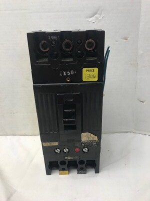 GE TFK236F000 Circuit Breaker 225 Amp 600 Volt 3 Pole with Undervoltage Release