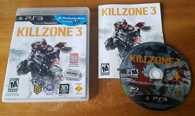 Killzone 3 (Sony PlayStation 3, 2011) ps3 video game shooter sequel COMPLETE