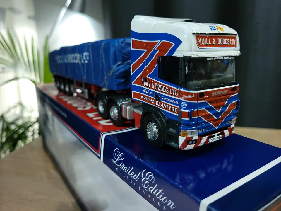 Corgi CC12905 Scania 4 Topline 530 Yuill & Dodds Ltd. Flat Trailer with Load New - Image 3 of 4