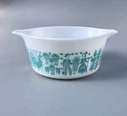 Vintage Pyrex Blue Amish Butterprint 474-B 1.5 QT Casserole No Lid
