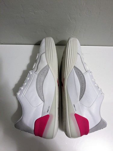 PUMA Clyde Hardwood White Pink Grey 193663 03 Basketball Men's Shoe Size 14 - Picture 6 of 16
