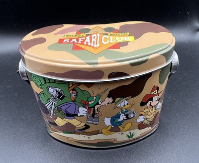 Tokyo Disney Store Mickey Mouse Safari Club Cookie Tin Disneyland Ebay