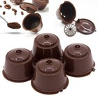 4x Reusable Coffee Pod Capsule for Nescafe Dolce Gusto Machine Refillable Gifts