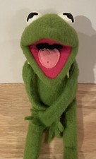 Vintage Plush Kermit the Frog 850 Jim Henson Muppet Doll Fisher Price Toy 1976