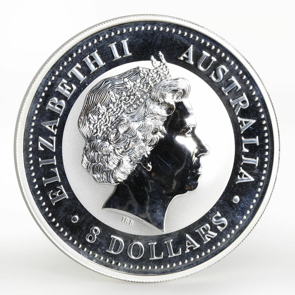 Australia 8 dollars Lunar series I Year of the Monkey silver coin