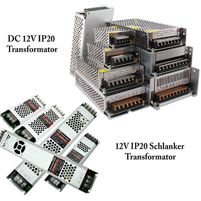 DC 12V LED Netzteil Trafo Schaltnetzteil Adapter Power Supply für LED Strip
